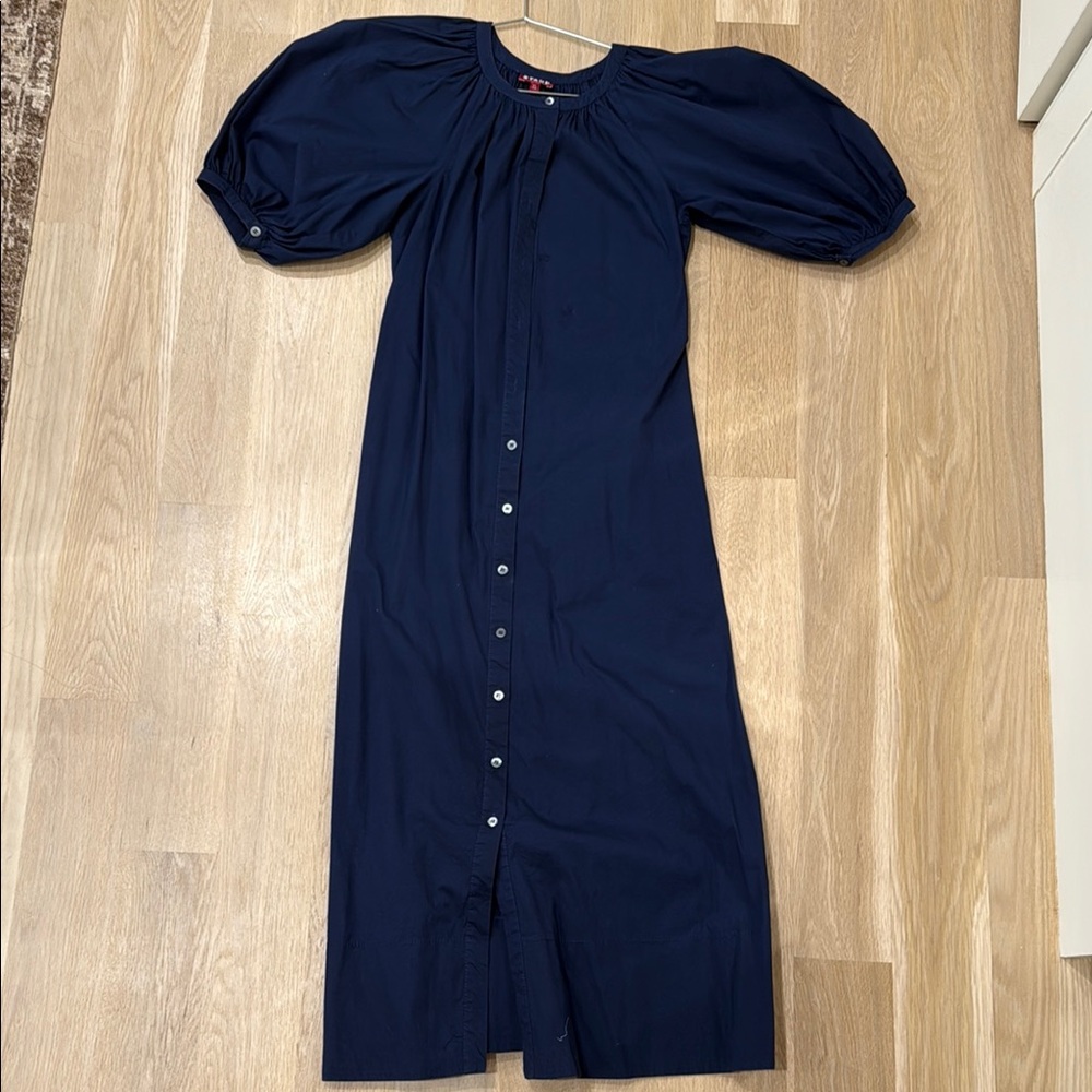 Staud Vicente dress size XS navy